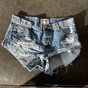 One teaspoon jean shorts